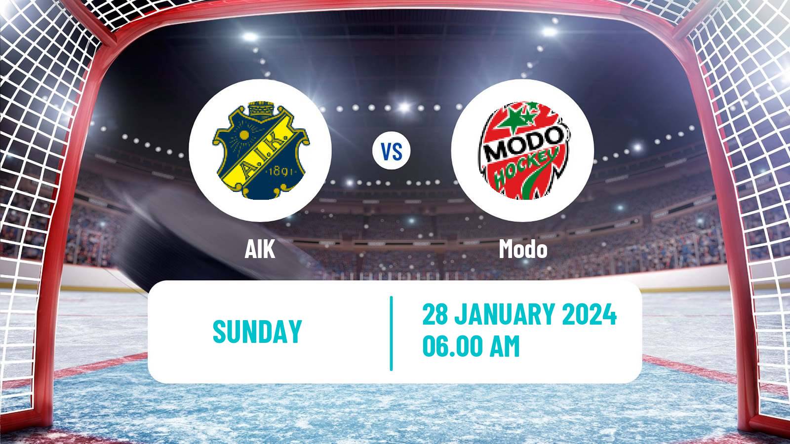 Hockey Swedish SDHL Women AIK - Modo