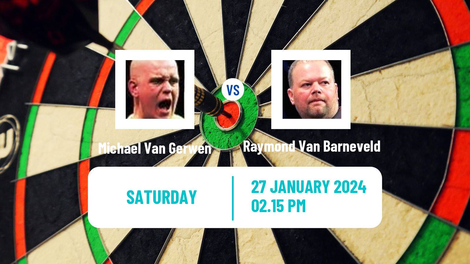 Darts Dutch Darts Masters Michael Van Gerwen - Raymond Van Barneveld