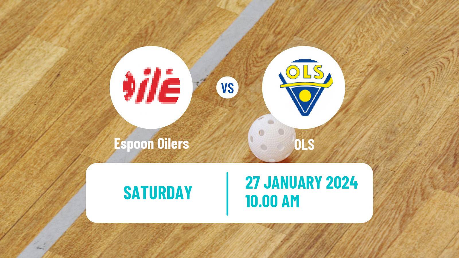 Floorball Finnish F-Liiga Espoon Oilers - OLS