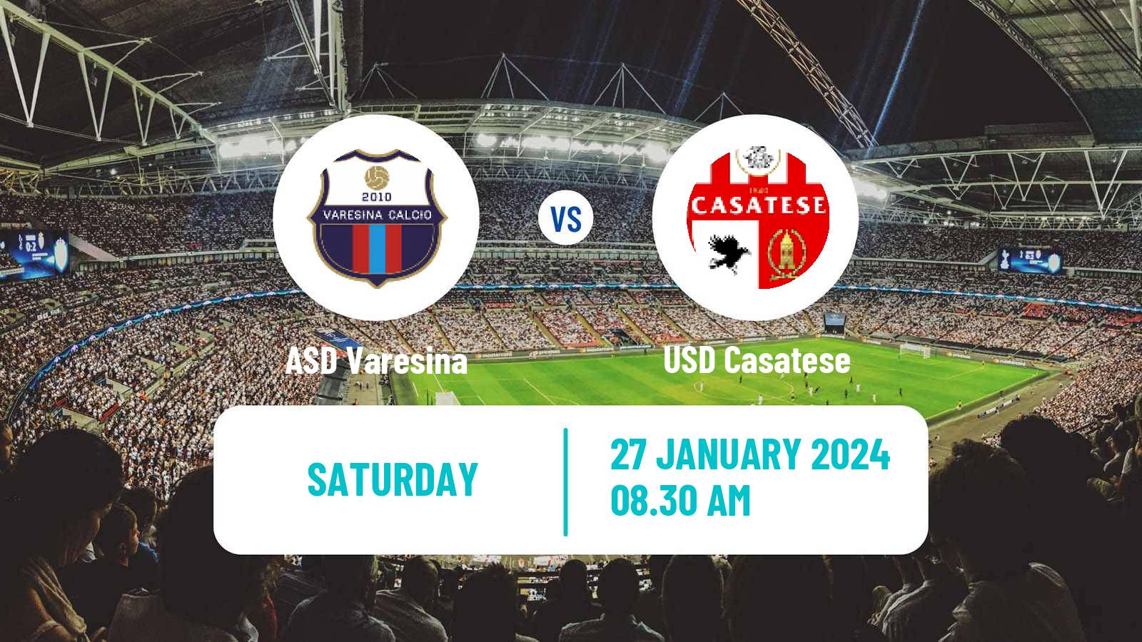Soccer Italian Serie D - Group B Varesina - Casatese