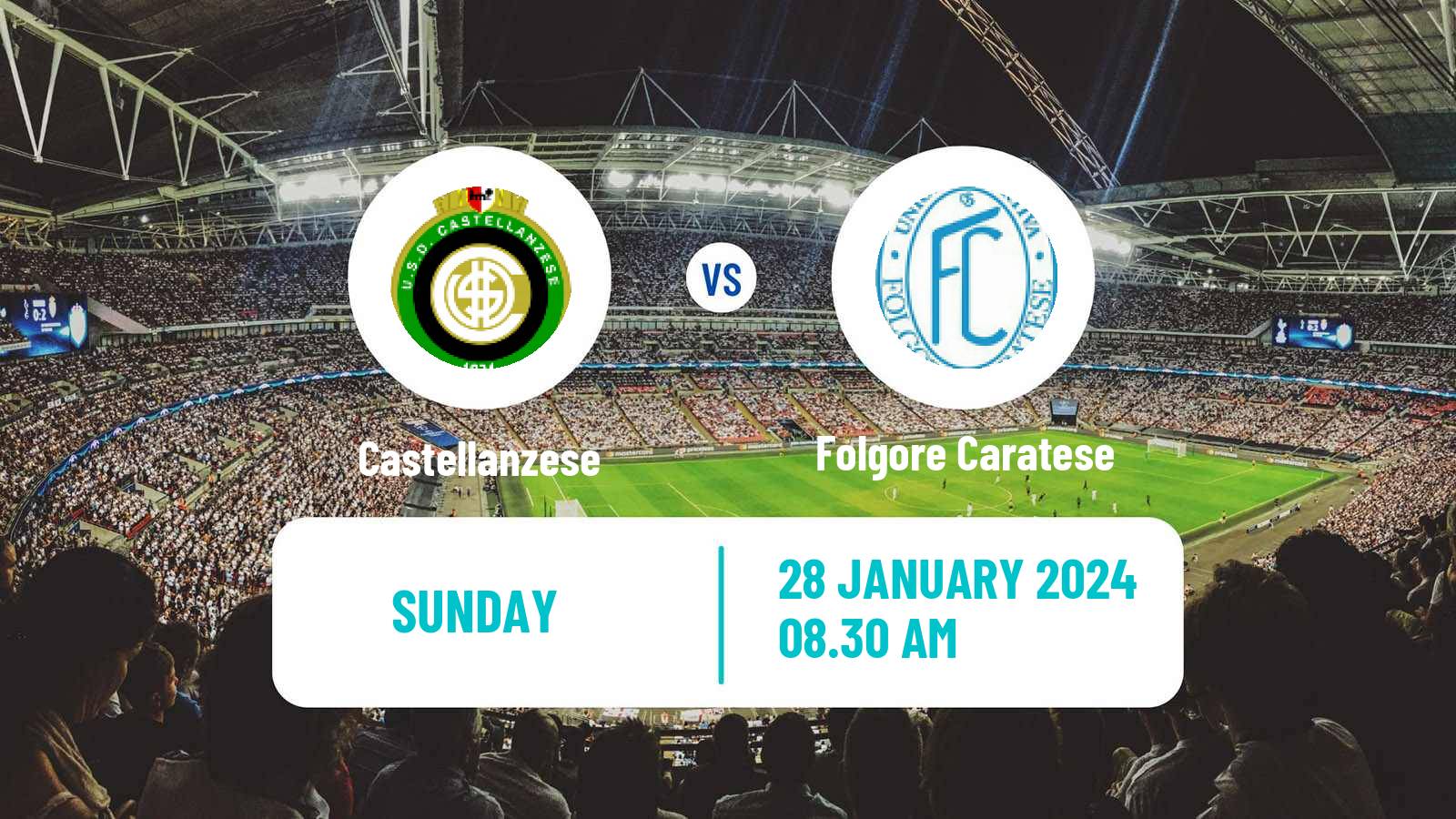 Soccer Italian Serie D - Group B Castellanzese - Folgore Caratese