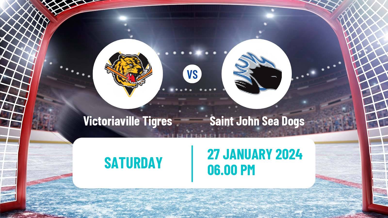 Hockey QMJHL Victoriaville Tigres - Saint John Sea Dogs