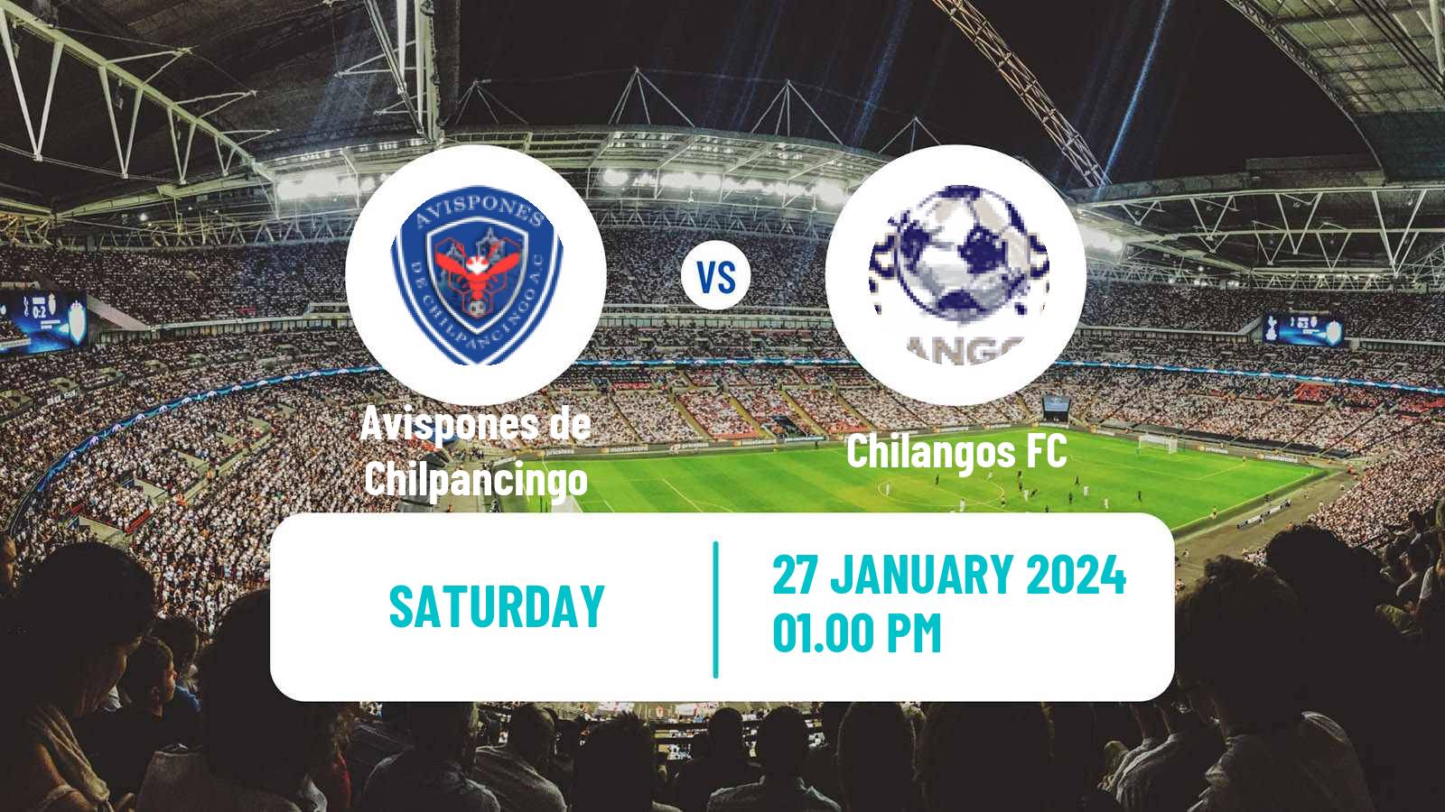 Soccer Mexican Liga Premier Serie B Avispones de Chilpancingo - Chilangos