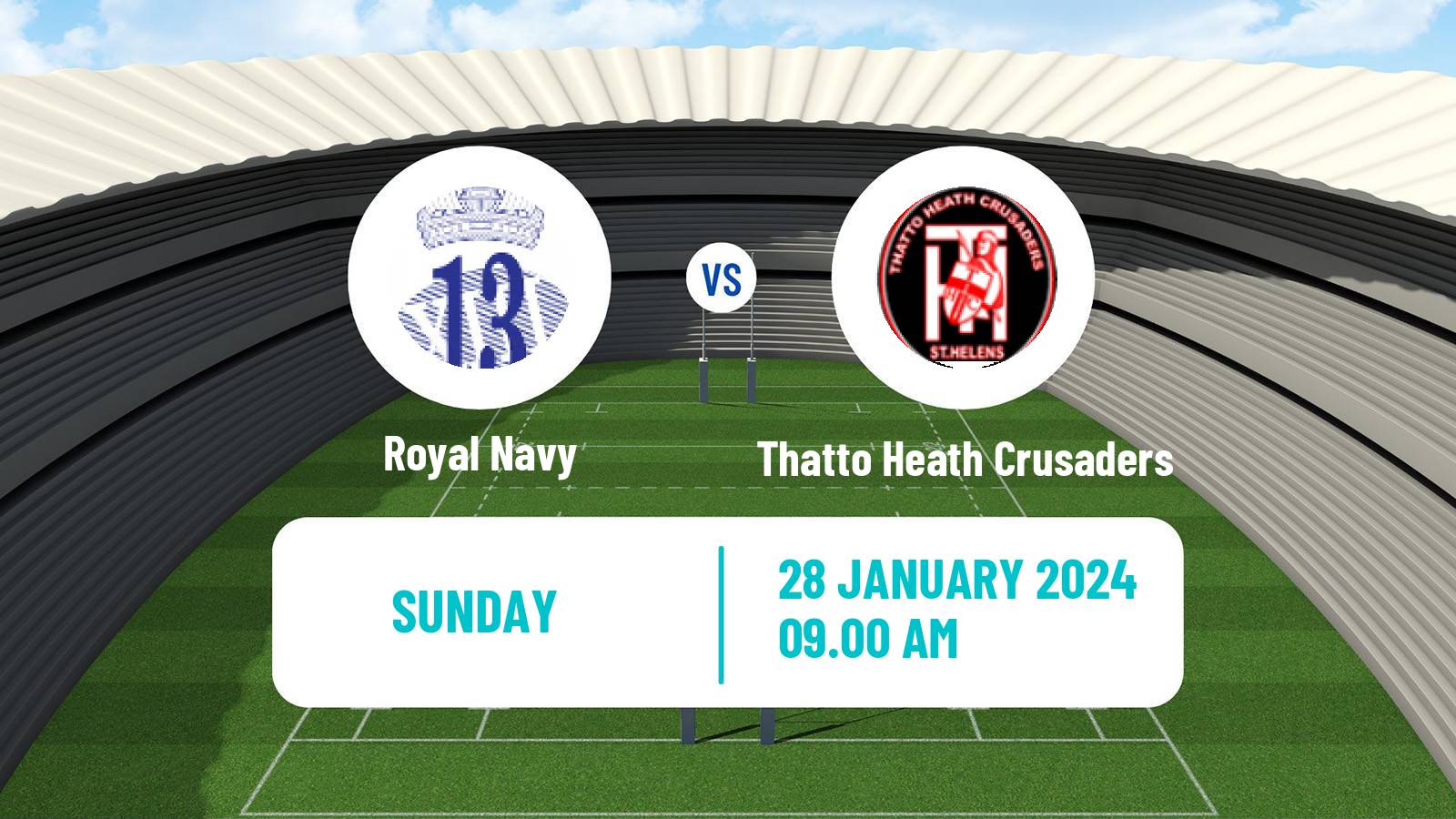 Rugby league Challenge Cup Rugby League Royal Navy - Thatto Heath Crusaders