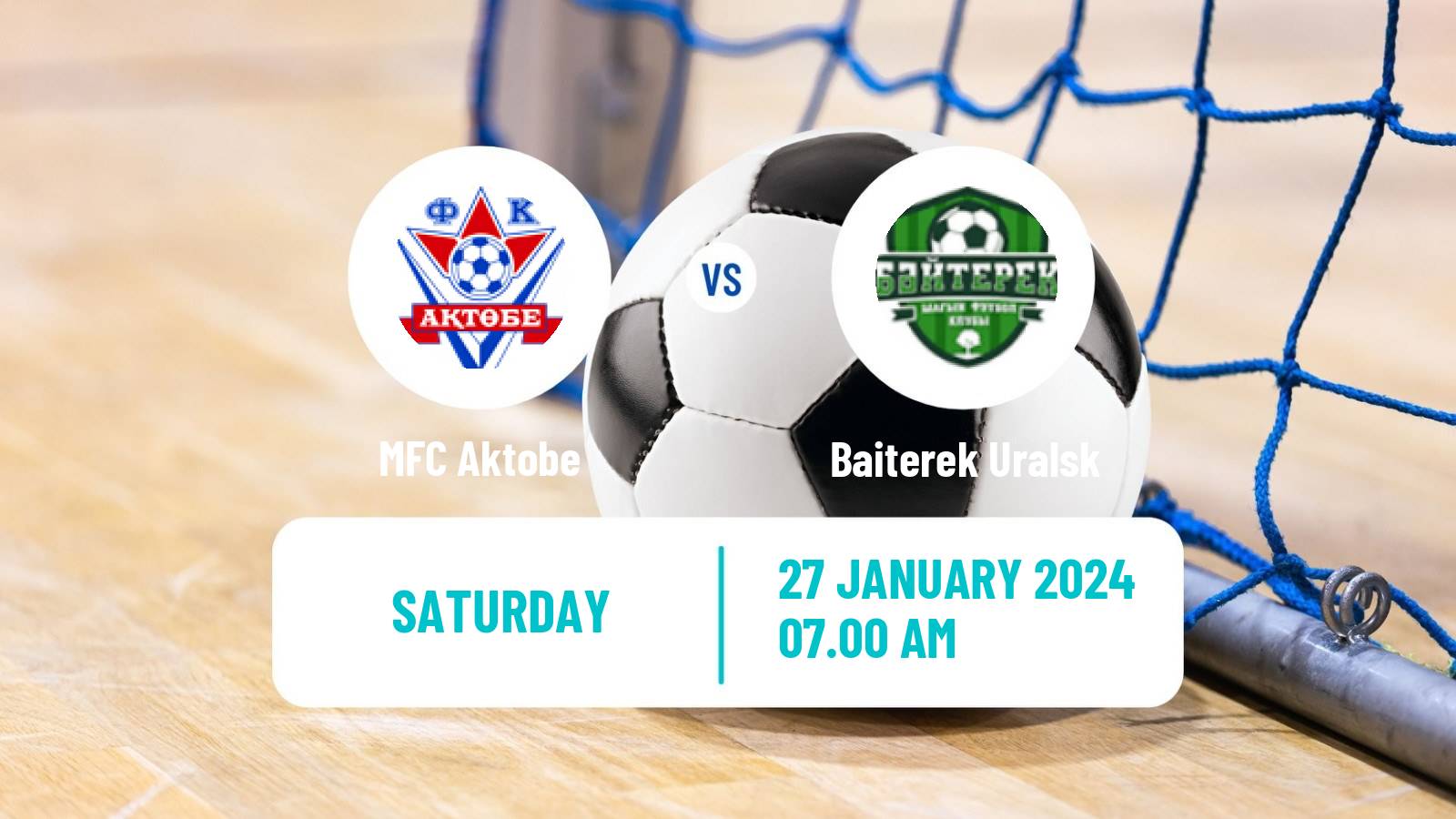 Futsal Kazakh Championship Futsal Aktobe - Baiterek Uralsk