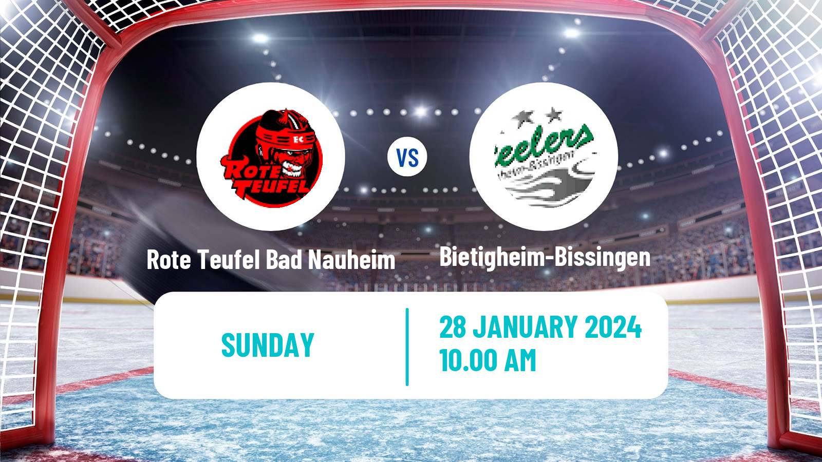 Hockey German DEL2 Rote Teufel Bad Nauheim - Bietigheim-Bissingen