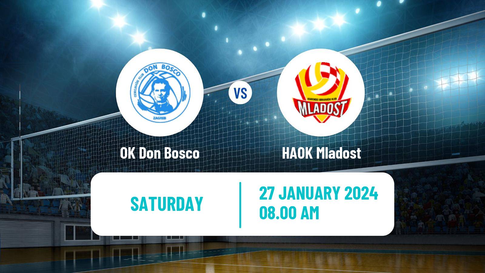 Volleyball Croatian Superliga Volleyball Women Don Bosco - HAOK Mladost