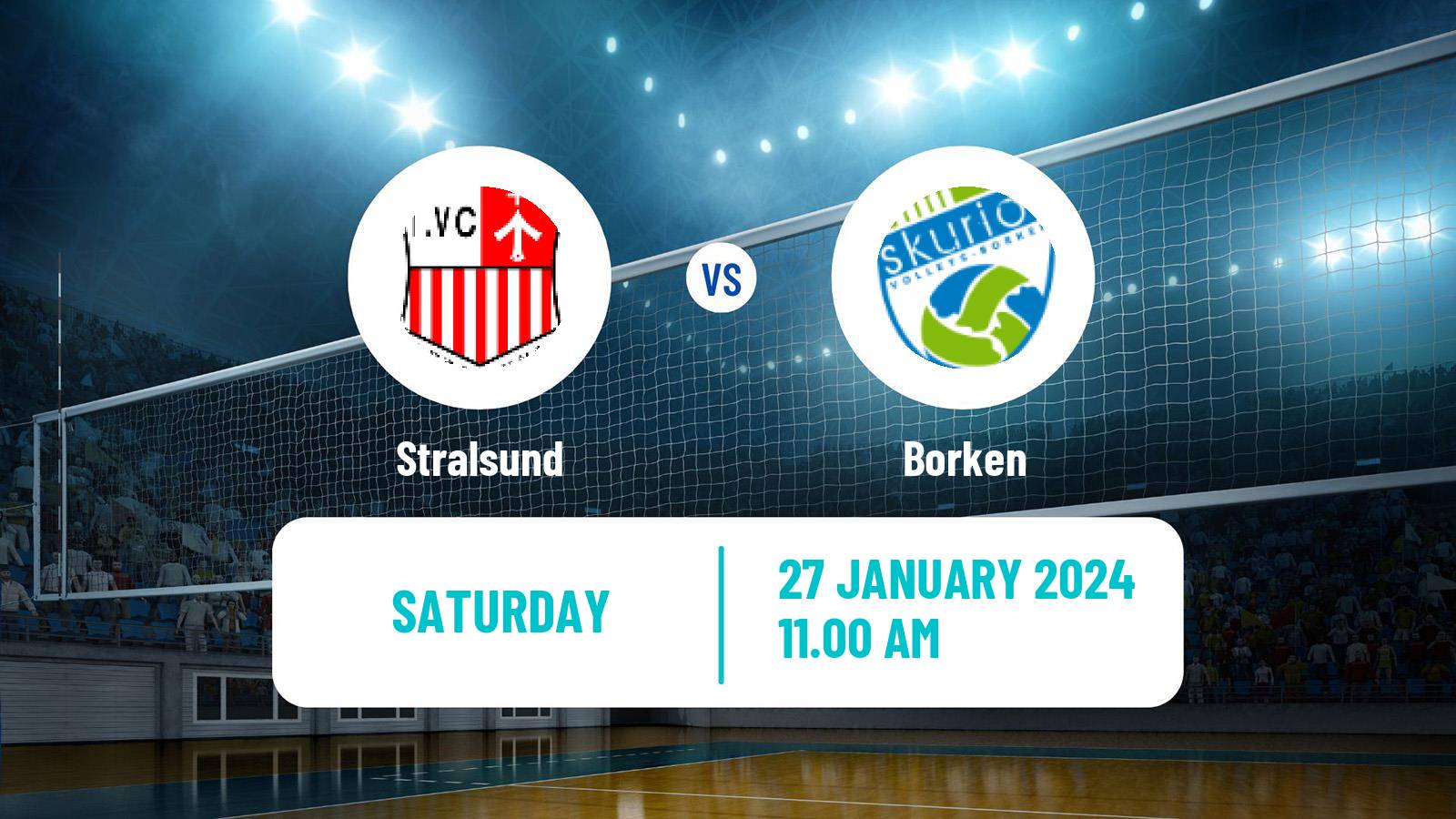 Volleyball German 2 Bundesliga Pro Volleyball Women Stralsund - Borken