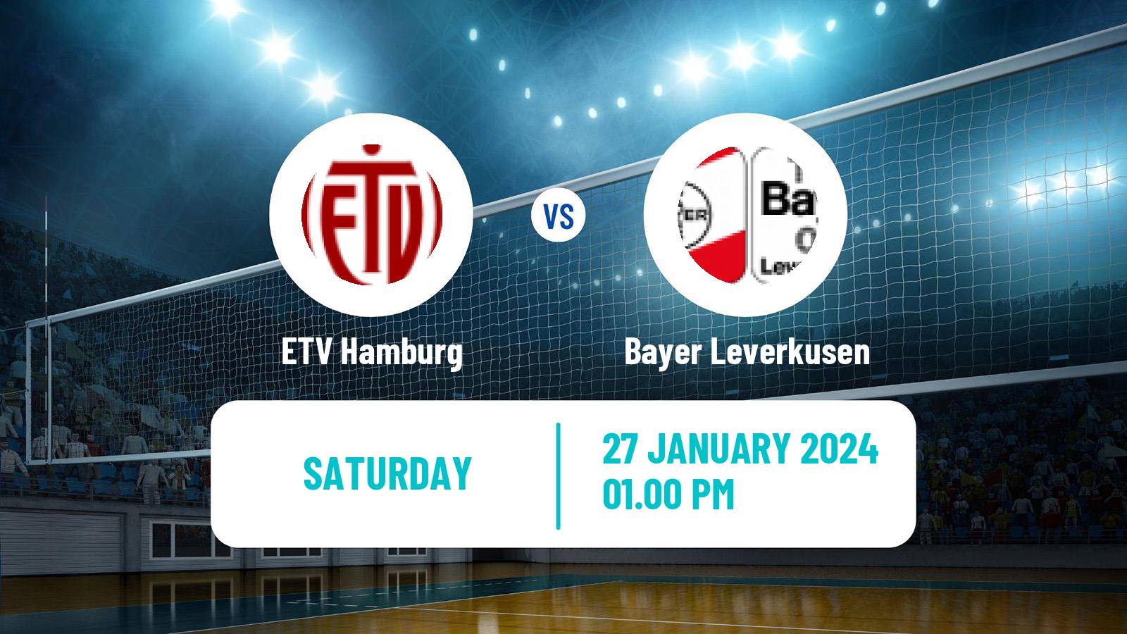 Volleyball German 2 Bundesliga Pro Volleyball Women ETV Hamburg - Bayer Leverkusen