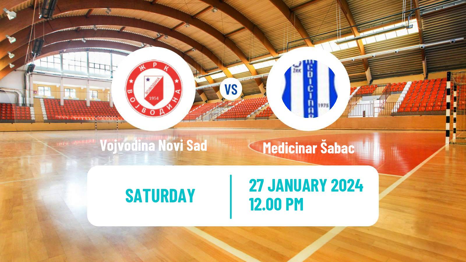 Handball Serbian Liga Handball Women Vojvodina Novi Sad - Medicinar Šabac