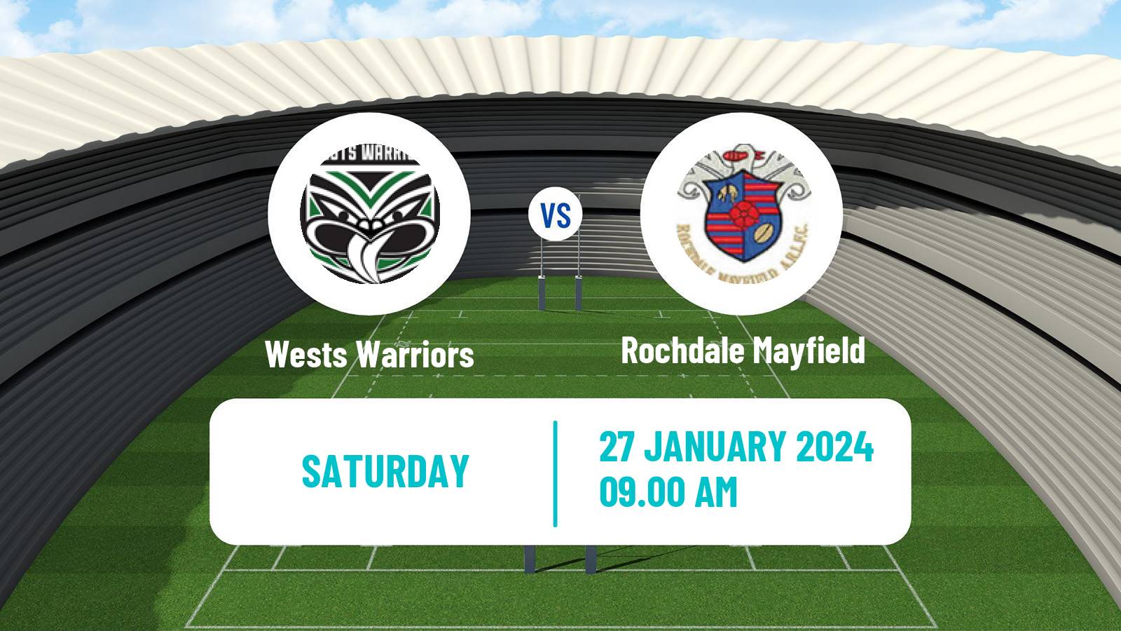 Rugby league Challenge Cup Rugby League Wests Warriors - Rochdale Mayfield