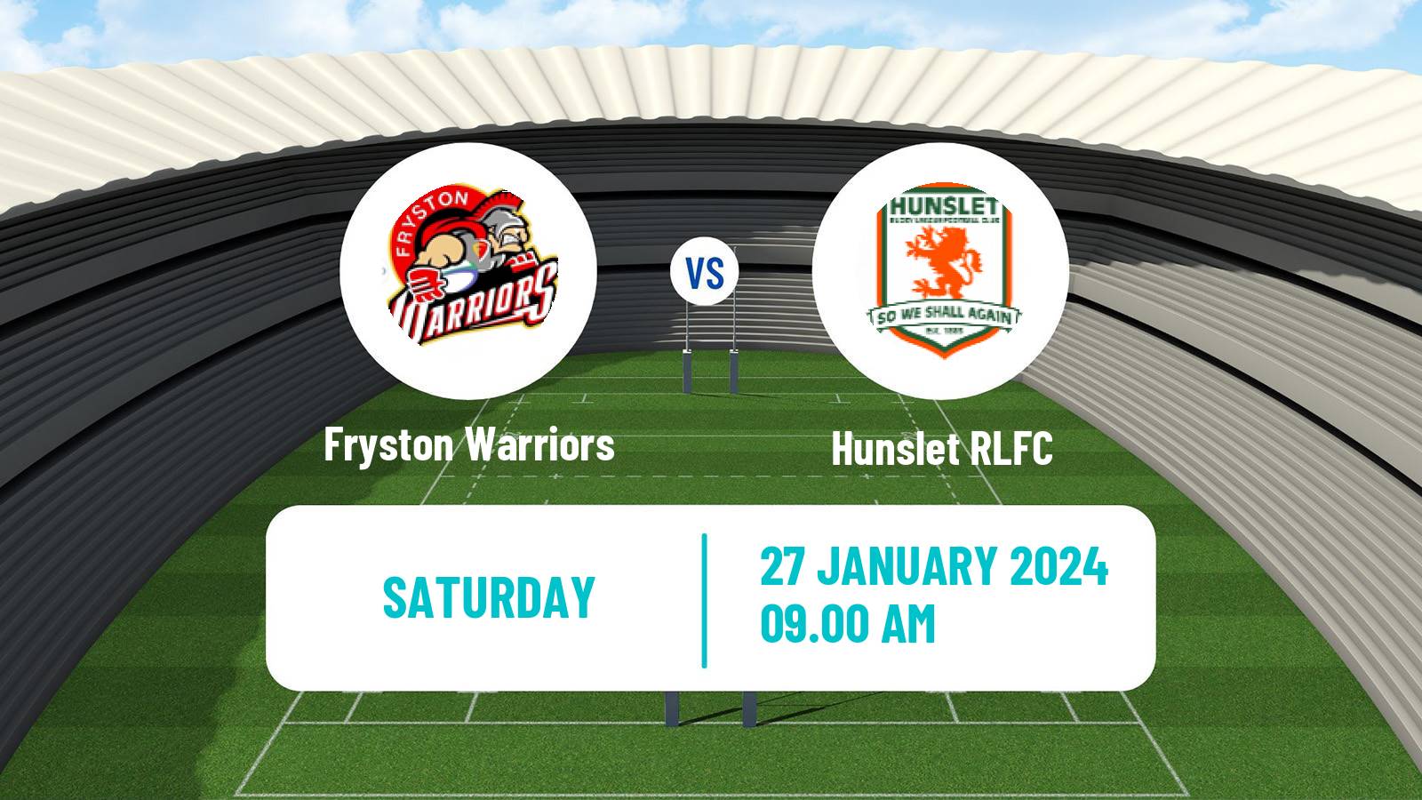 Rugby league Challenge Cup Rugby League Fryston Warriors - Hunslet RLFC