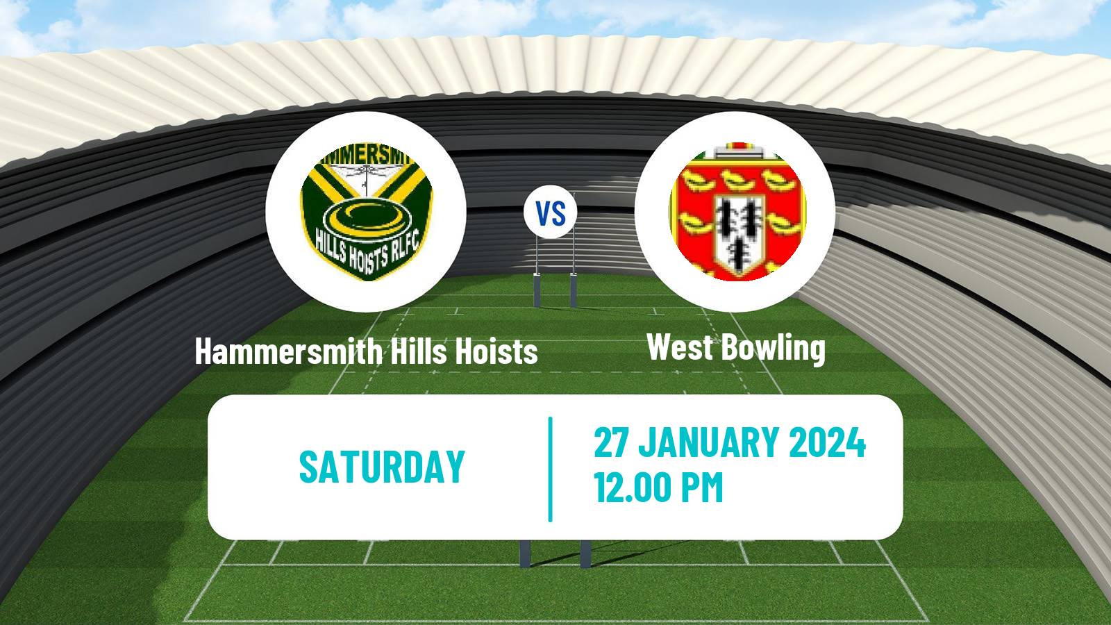 Rugby league Challenge Cup Rugby League Hammersmith Hills Hoists - West Bowling