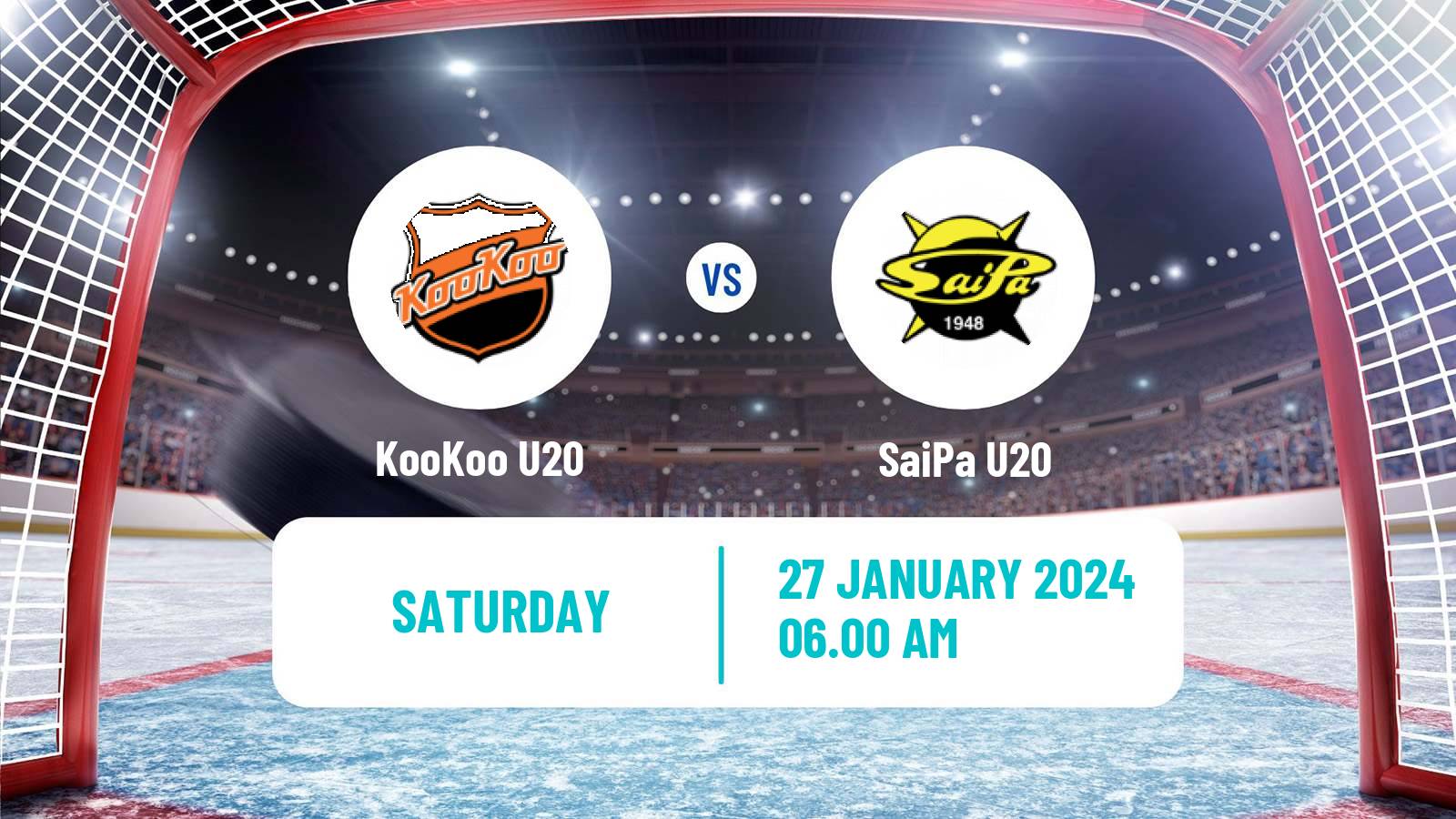 Hockey Finnish SM-sarja U20 KooKoo U20 - SaiPa U20