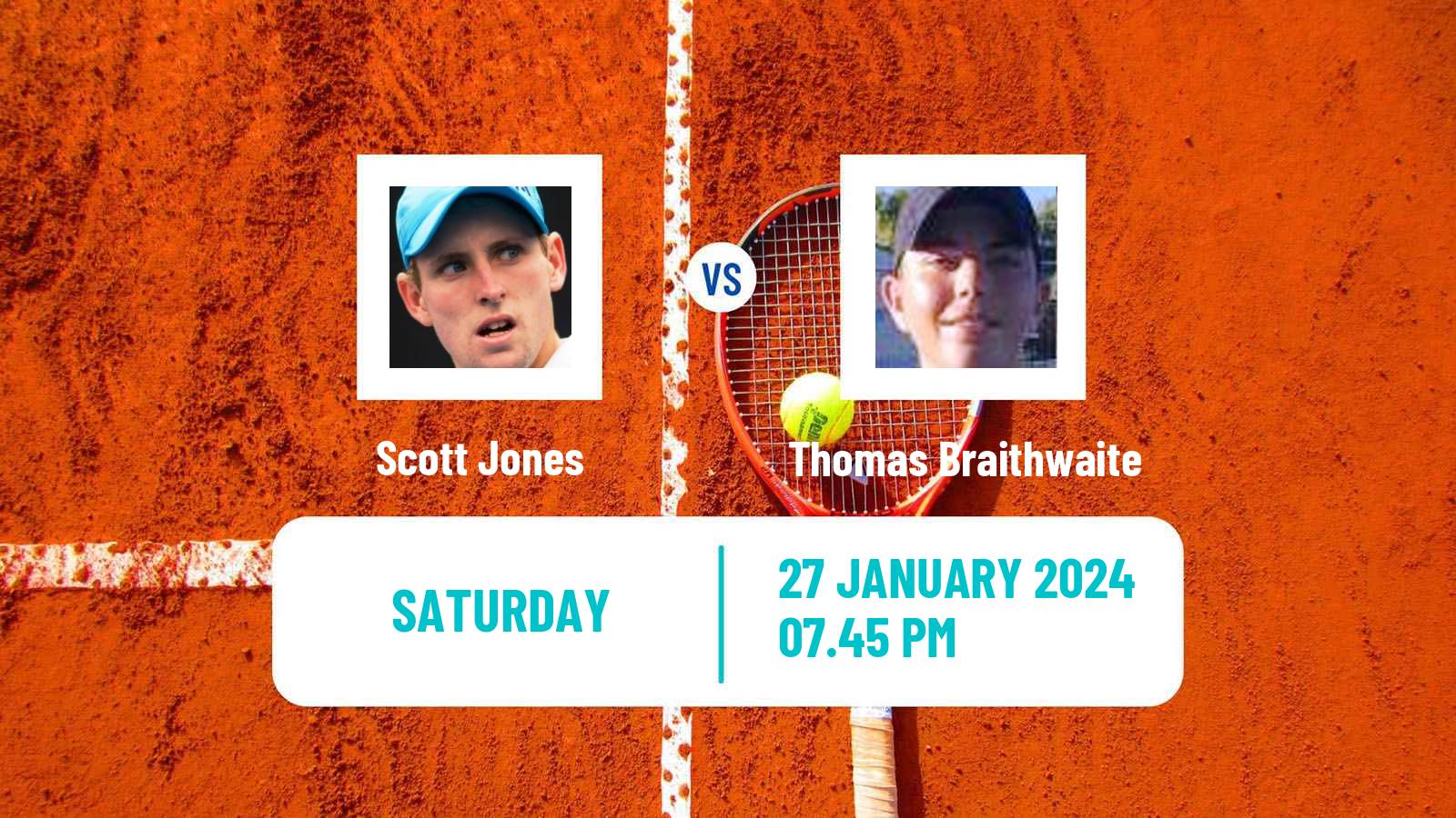 Tennis Burnie Challenger Men Scott Jones - Thomas Braithwaite