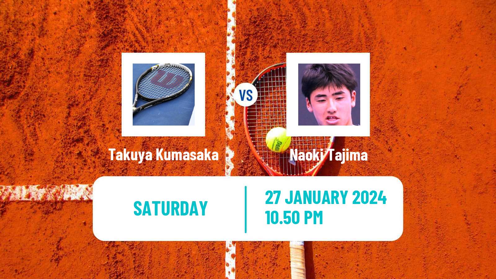 Tennis Burnie Challenger Men Takuya Kumasaka - Naoki Tajima