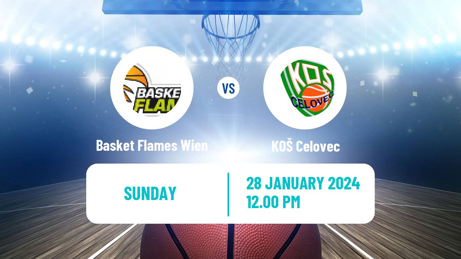 Basketball Austrian Zweite Liga Basketball Basket Flames Wien - Celovec