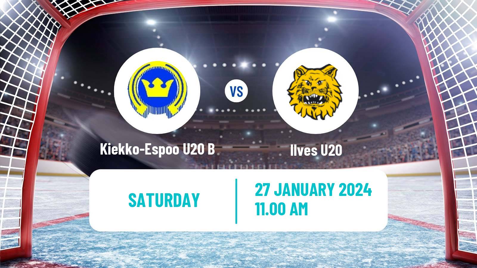 Hockey Finnish SM-sarja U20 Kiekko-Espoo U20 B - Ilves U20