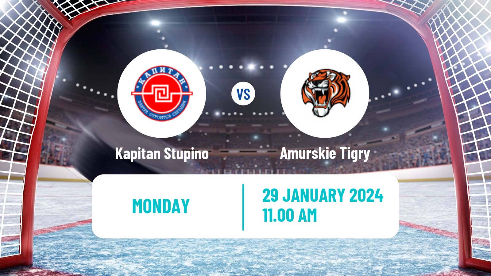 Hockey MHL Kapitan Stupino - Amurskie Tigry