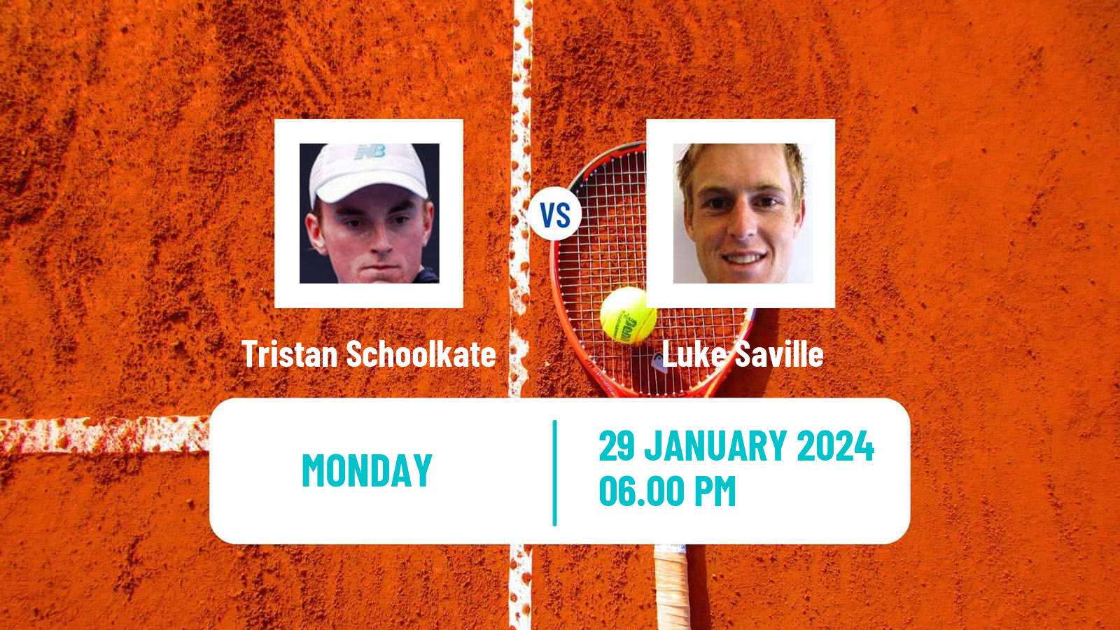 Tennis Burnie Challenger Men Tristan Schoolkate - Luke Saville