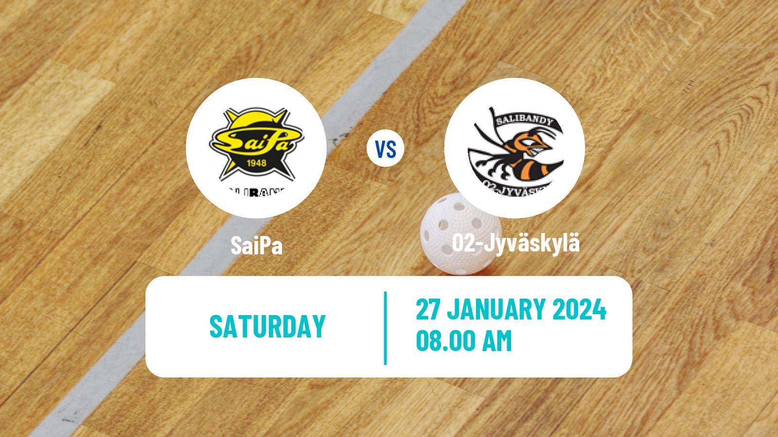 Floorball Finnish Divari SaiPa - O2-Jyväskylä