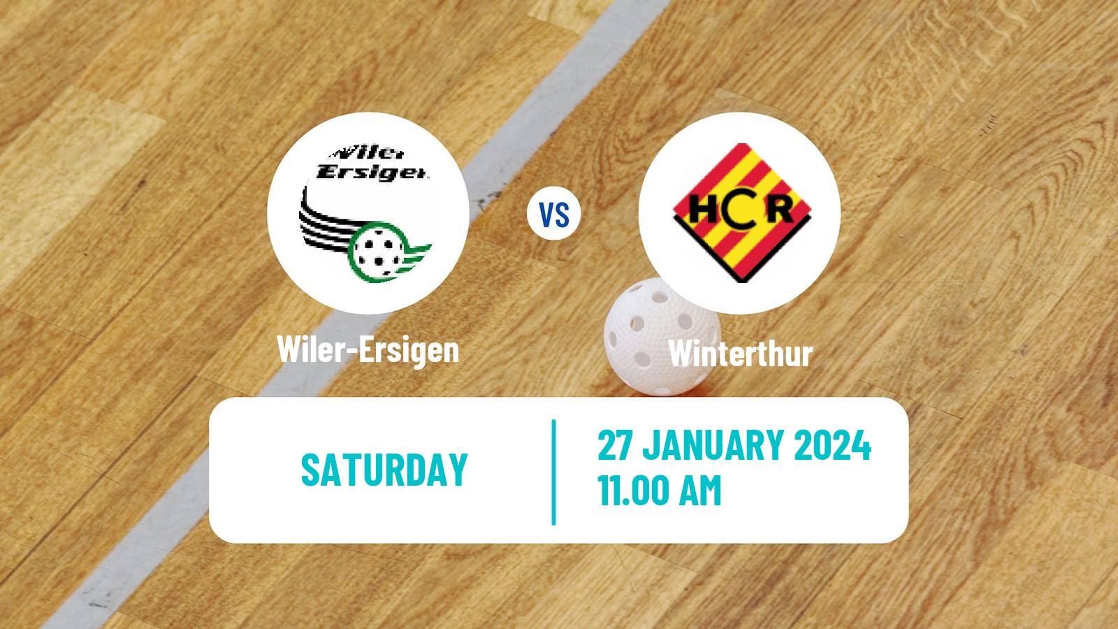 Floorball Swiss NLA Floorball Wiler-Ersigen - Winterthur