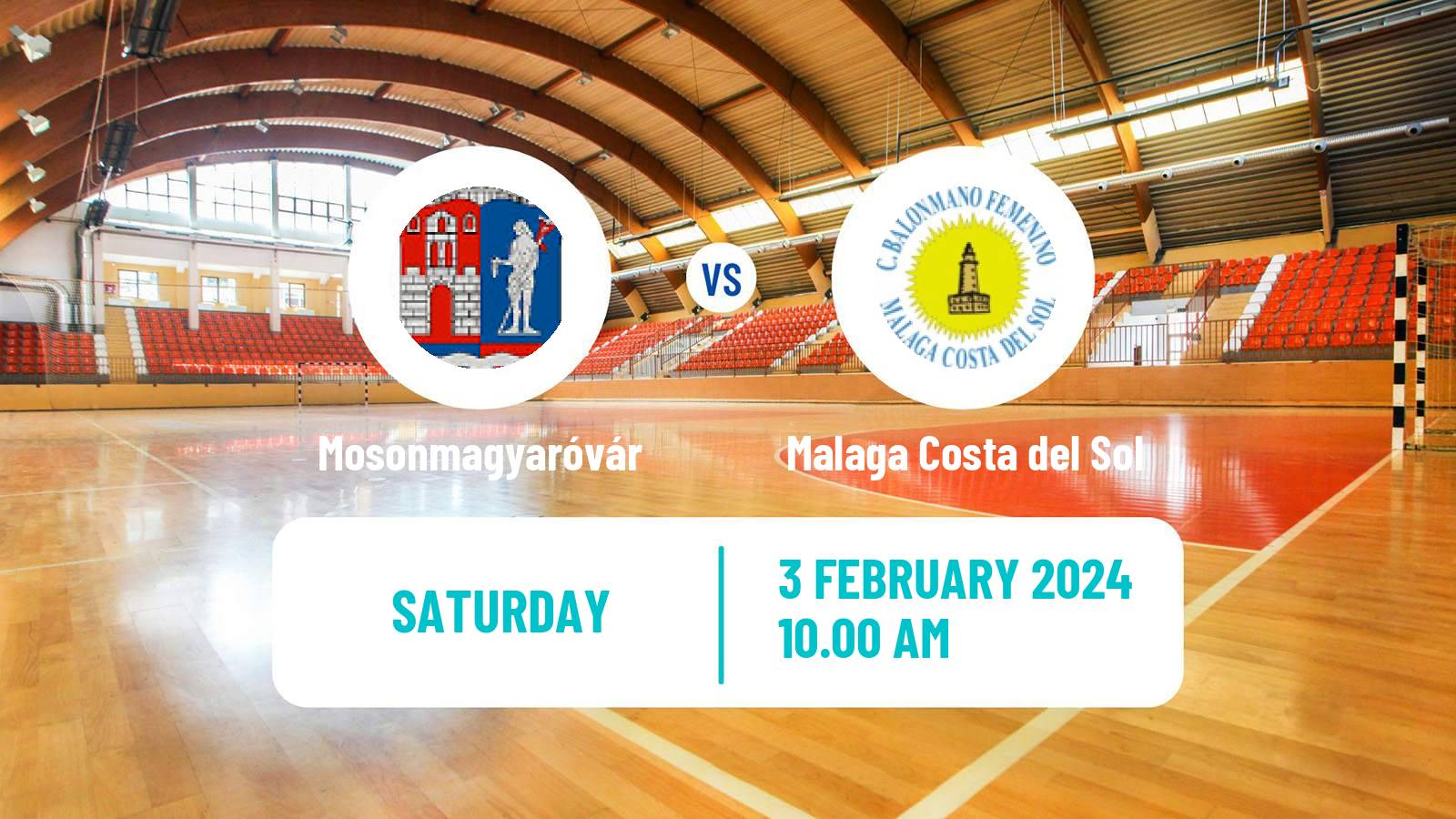 Handball EHF European League Women Mosonmagyaróvár - Malaga Costa del Sol