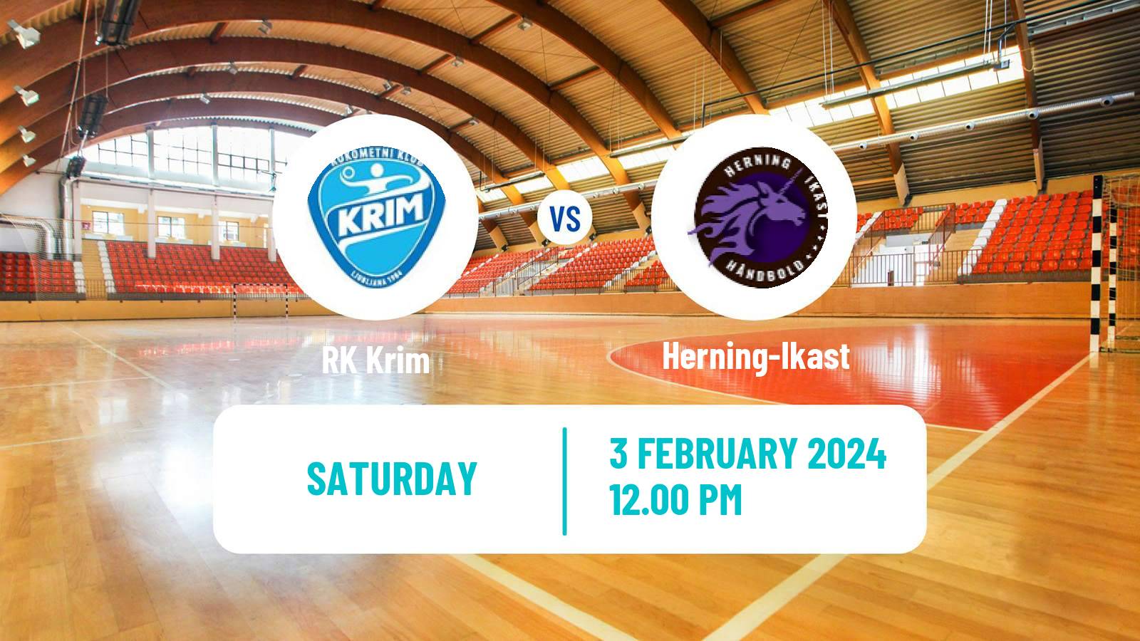 Handball EHF Champions League Women RK Krim - Herning-Ikast