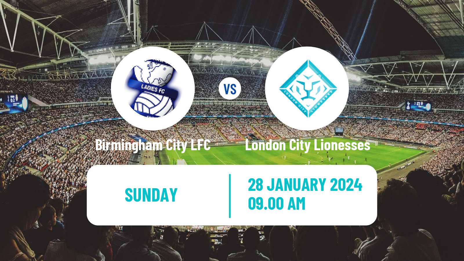 Soccer English Women Championship Birmingham City LFC - London City Lionesses