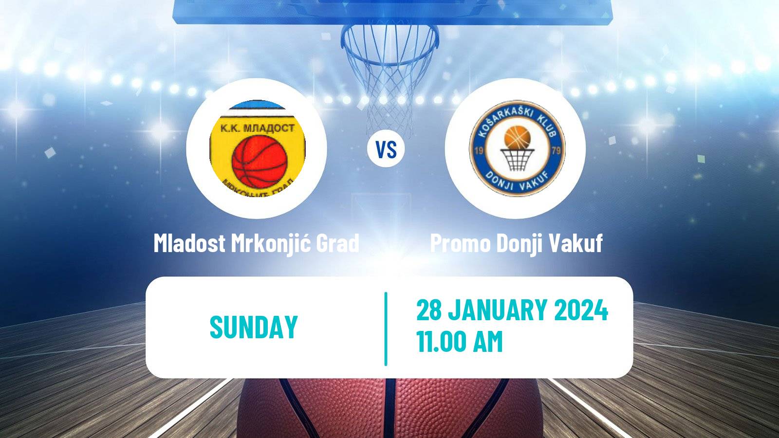 Basketball Bosnian Prvenstvo Basketball Mladost Mrkonjić Grad - Promo Donji Vakuf