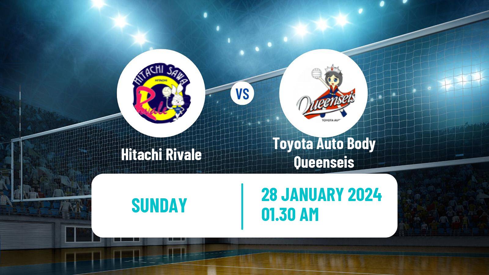 Volleyball Japan V Premier League Women Hitachi Rivale - Queenseis Kariya