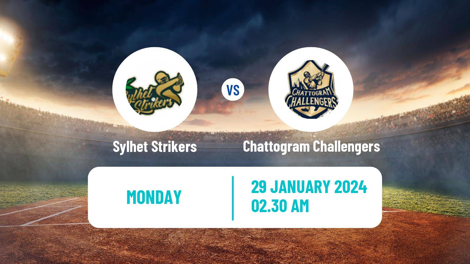 Cricket Bangladesh Premier League Cricket Sylhet Strikers - Chattogram Challengers