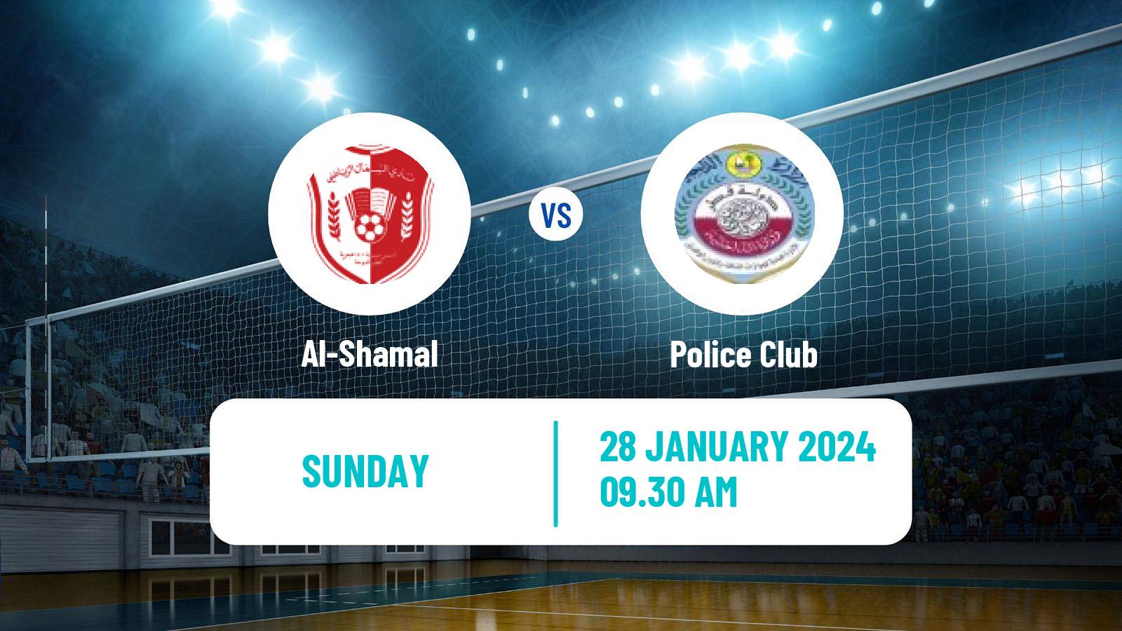 Volleyball Qatar Volleyball League Al-Shamal - Police Club
