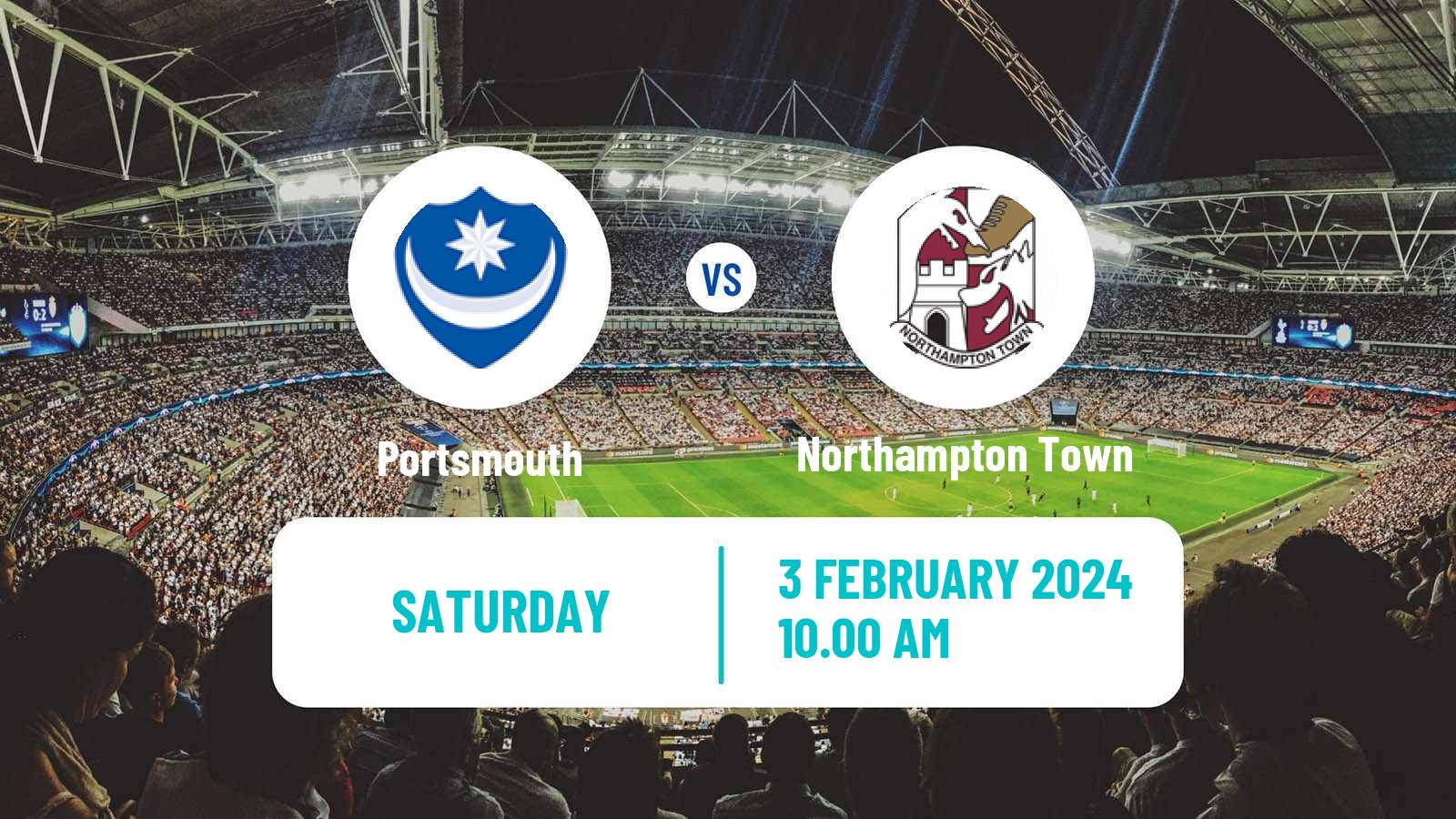 Soccer English League One Portsmouth - Northampton Town