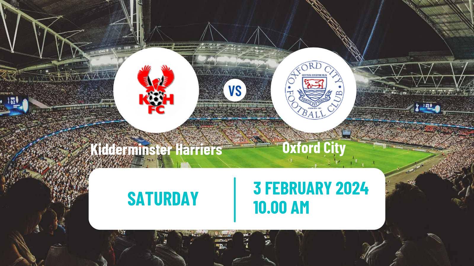 Soccer English National League Kidderminster Harriers - Oxford City