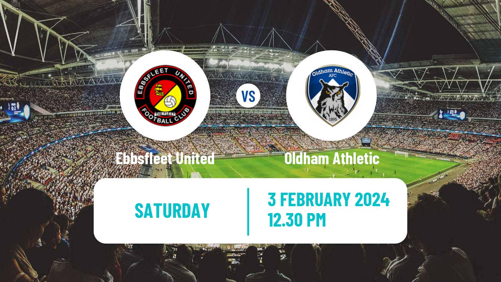 Soccer English National League Ebbsfleet United - Oldham Athletic