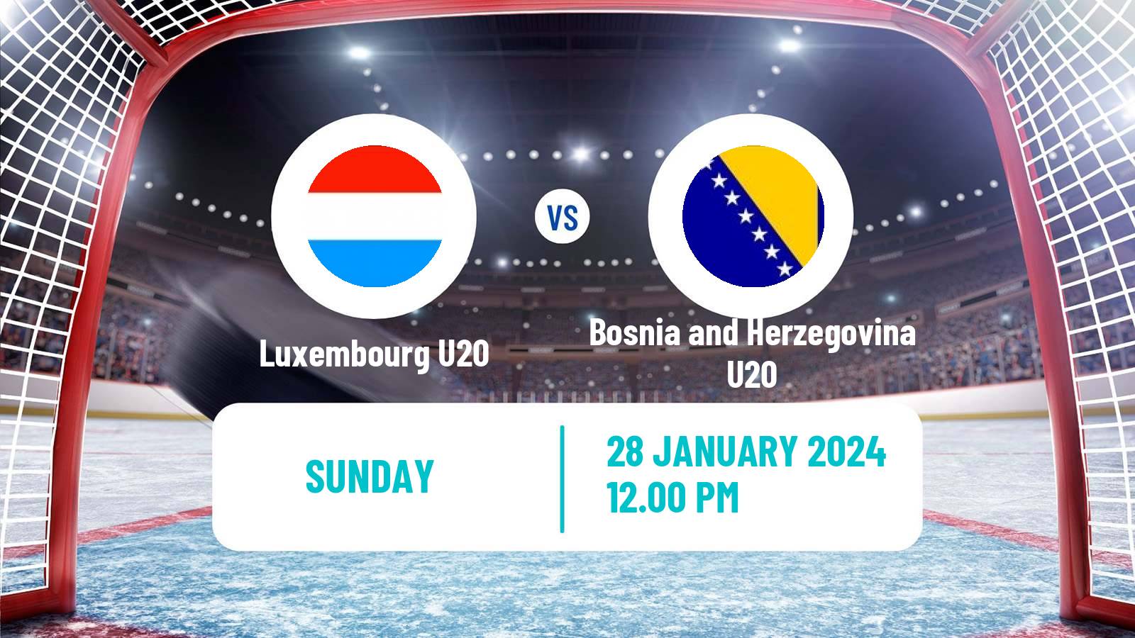 Hockey IIHF World U20 Championship IIIB Luxembourg U20 - Bosnia and Herzegovina U20