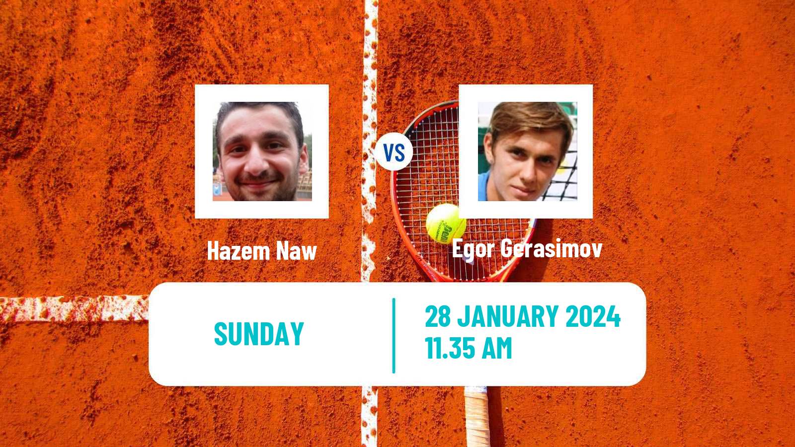 Tennis Koblenz Challenger Men Hazem Naw - Egor Gerasimov