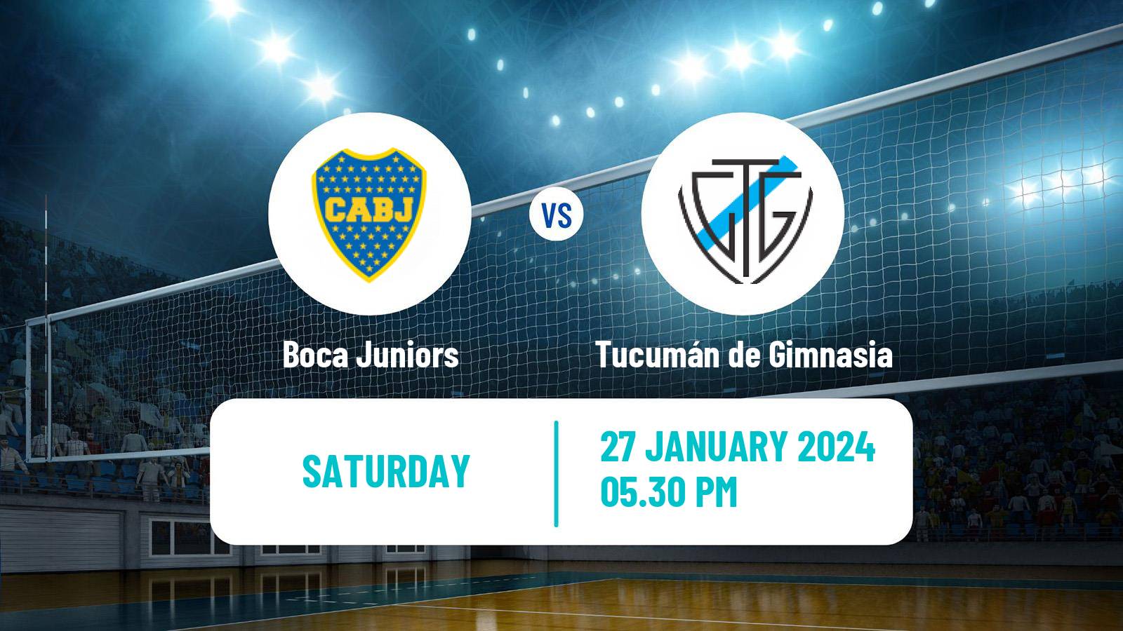 Volleyball Argentinian Liga Volleyball Women Boca Juniors - Tucumán de Gimnasia
