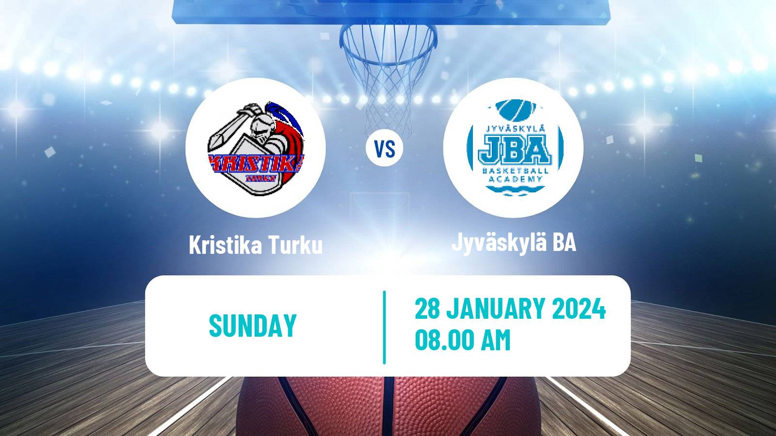 Basketball Finnish I Divisioona A Basketball Kristika Turku - Jyväskylä BA