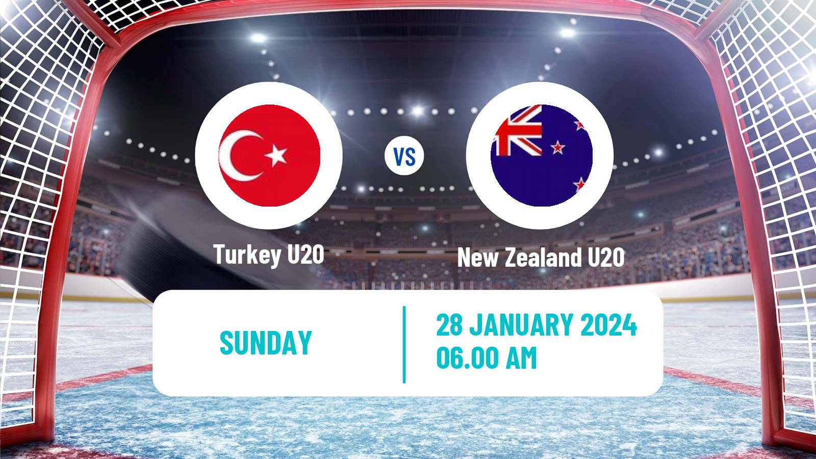 Hockey IIHF World U20 Championship IIIA Turkey U20 - New Zealand U20