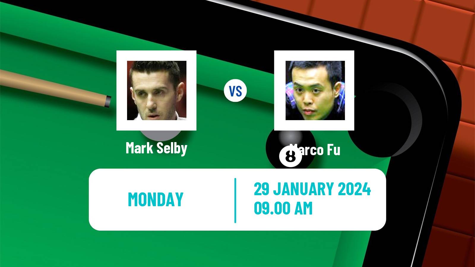 Snooker German Masters Mark Selby - Marco Fu