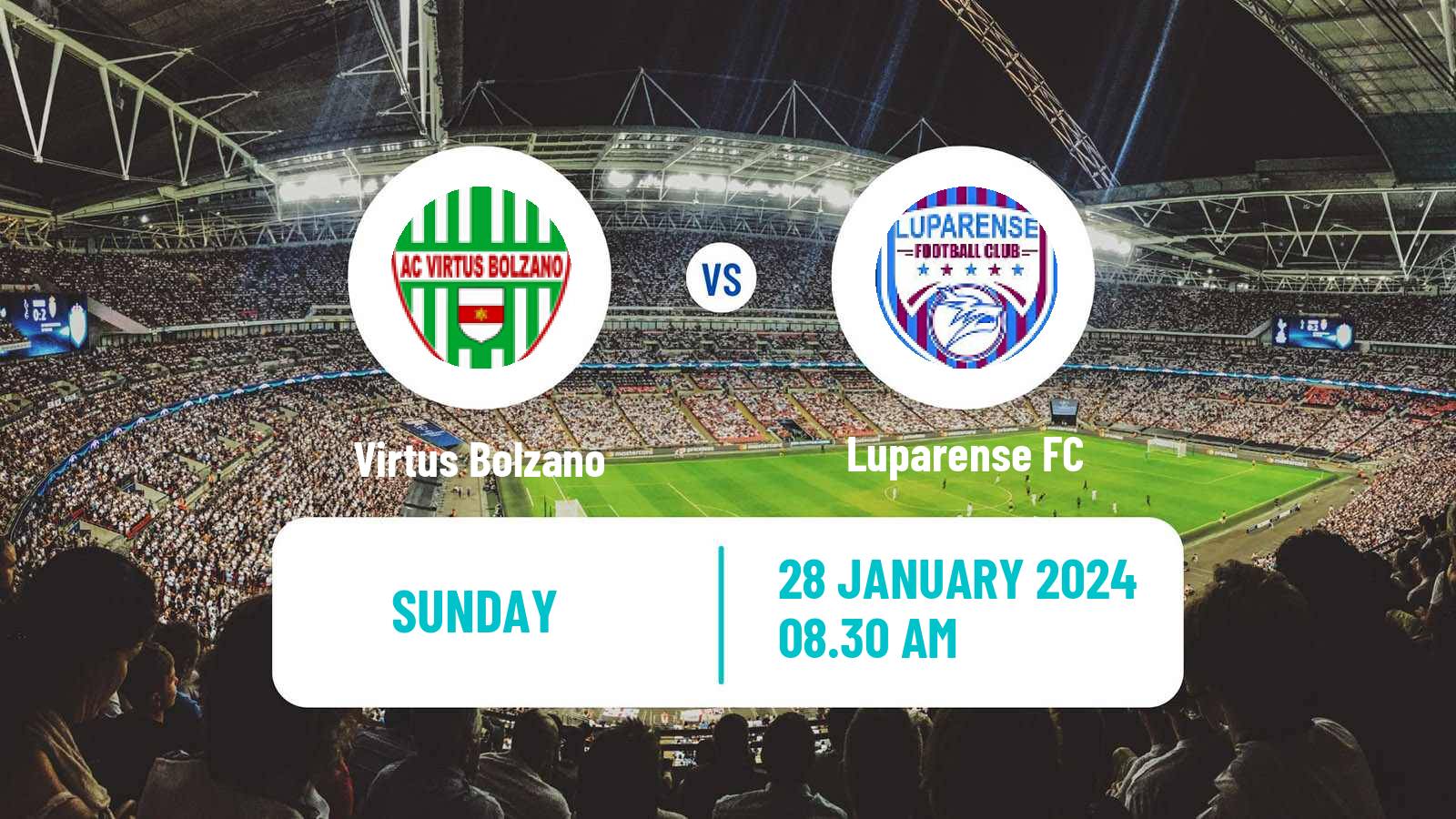 Soccer Italian Serie D - Group C Virtus Bolzano - Luparense