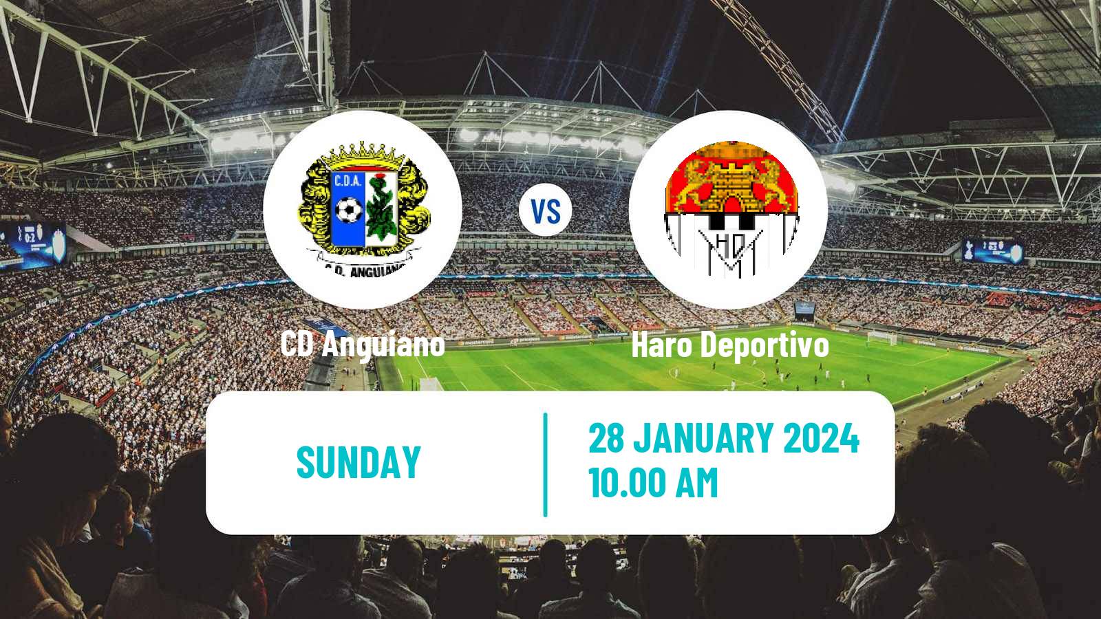 Soccer Spanish Tercera RFEF - Group 16 Anguiano - Haro Deportivo