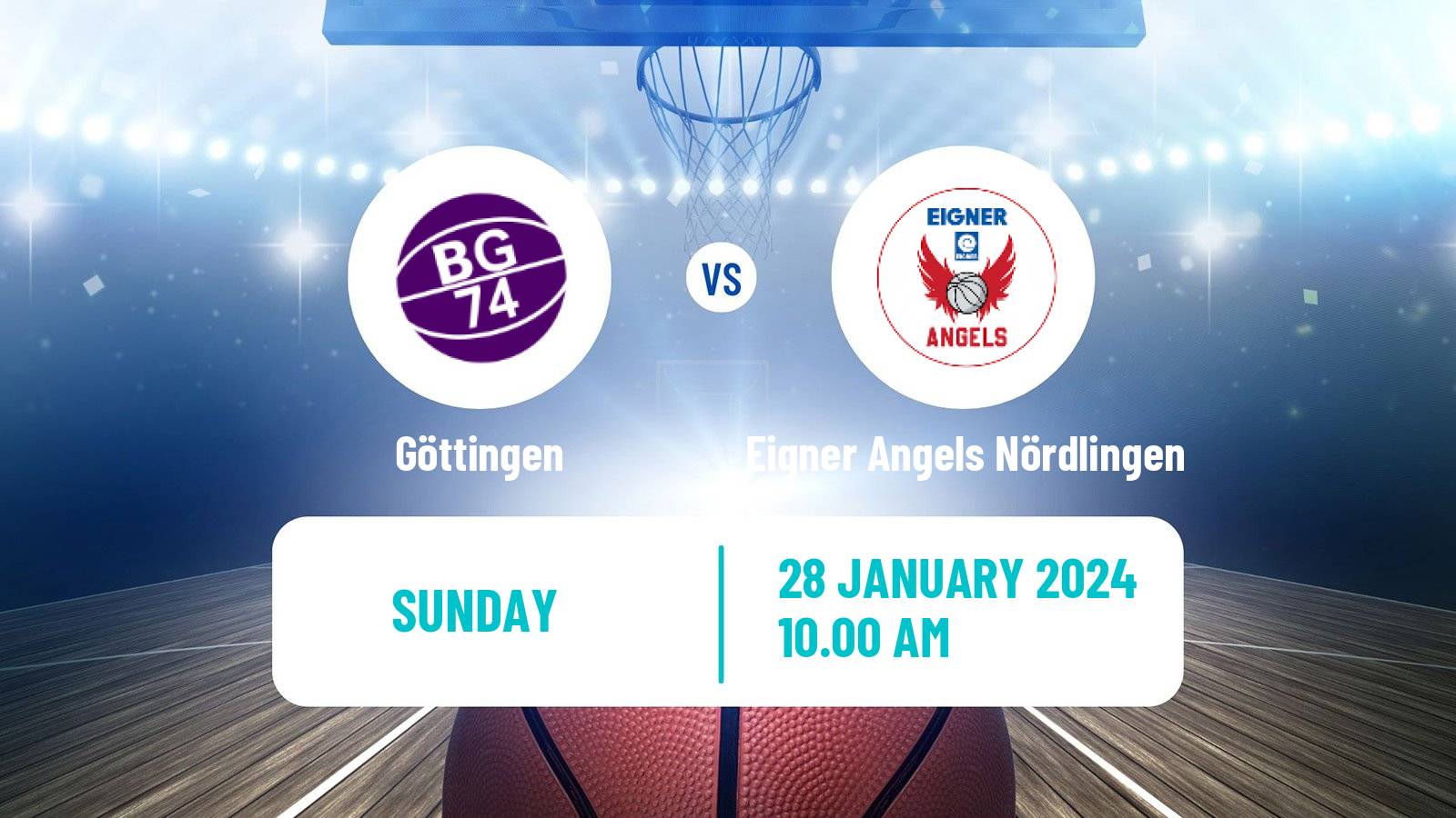 Basketball German DBBL Göttingen - Eigner Angels Nördlingen