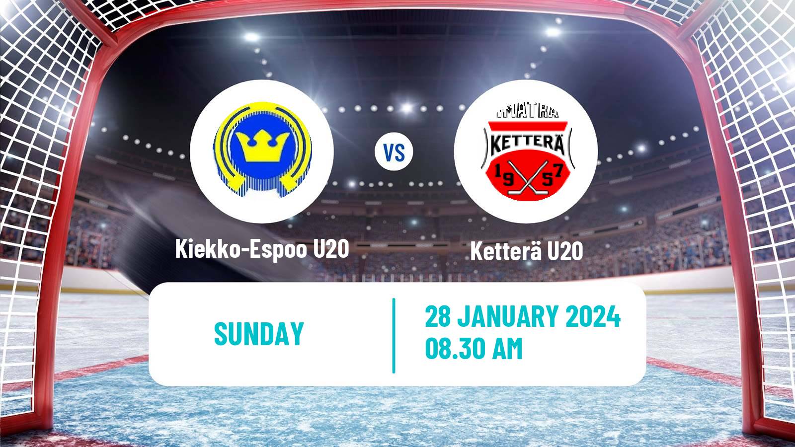Hockey Finnish SM-sarja U20 Kiekko-Espoo U20 - Ketterä U20