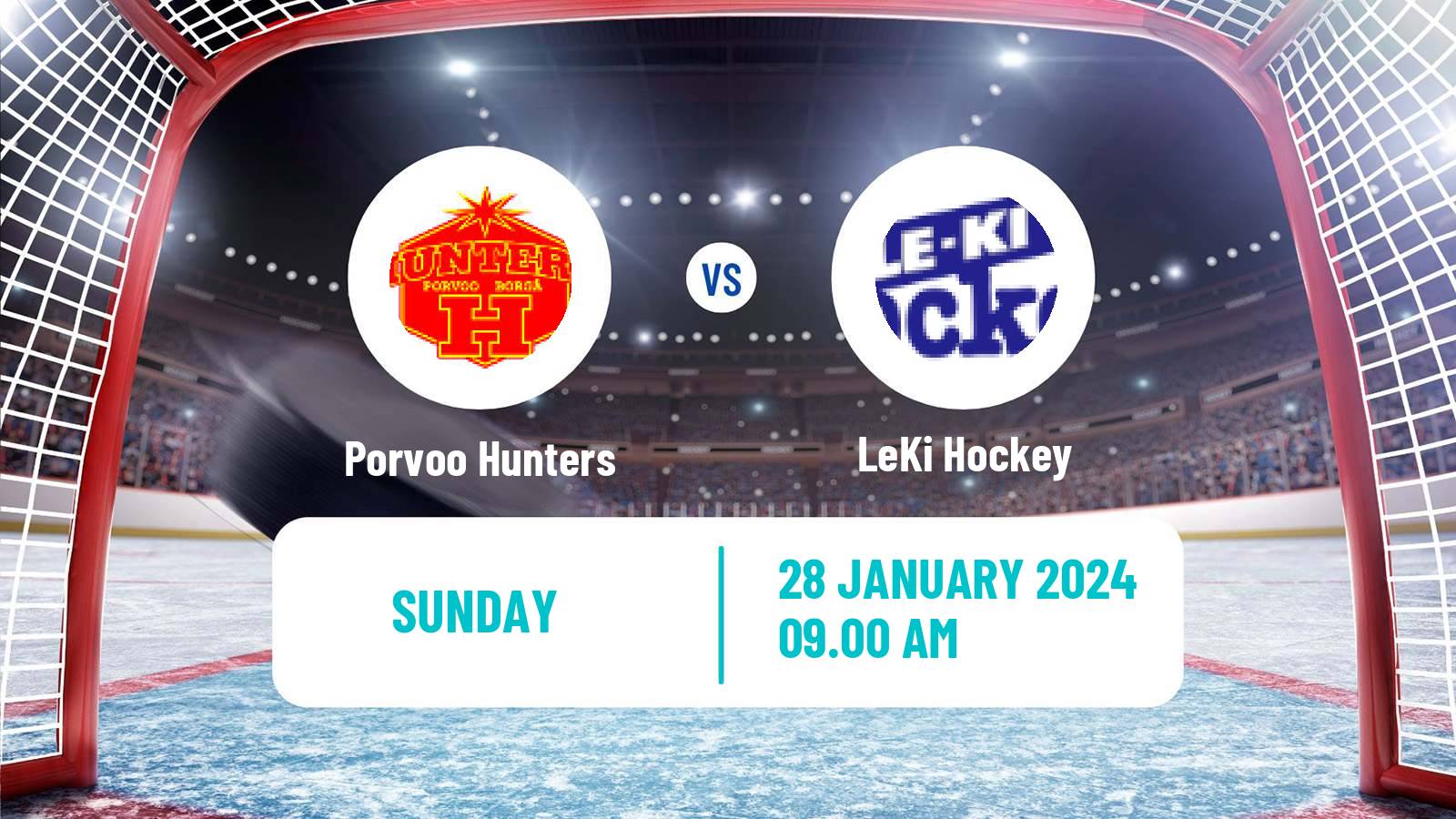 Hockey Finnish Suomi-sarja Porvoo Hunters - LeKi