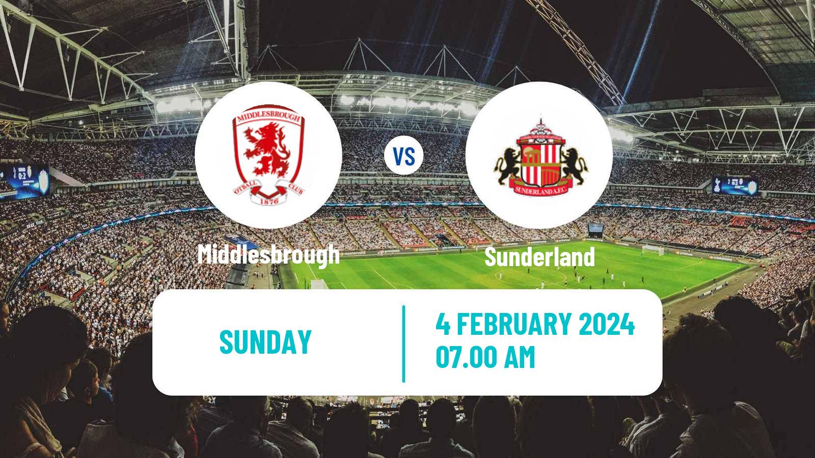 Soccer English League Championship Middlesbrough - Sunderland