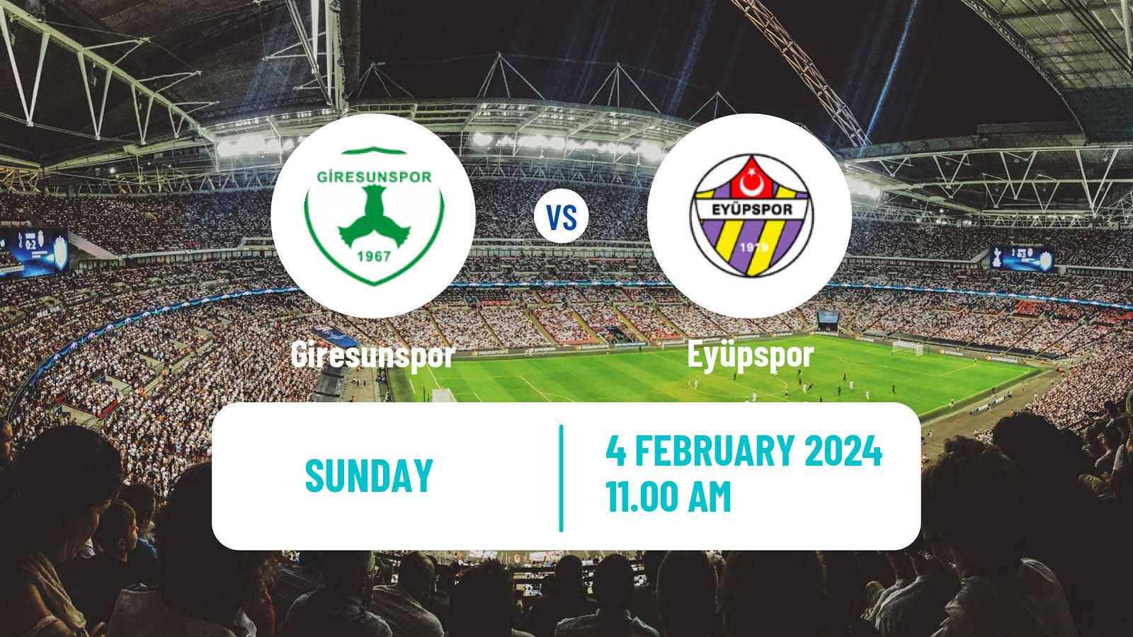 Soccer Turkish First League Giresunspor - Eyüpspor
