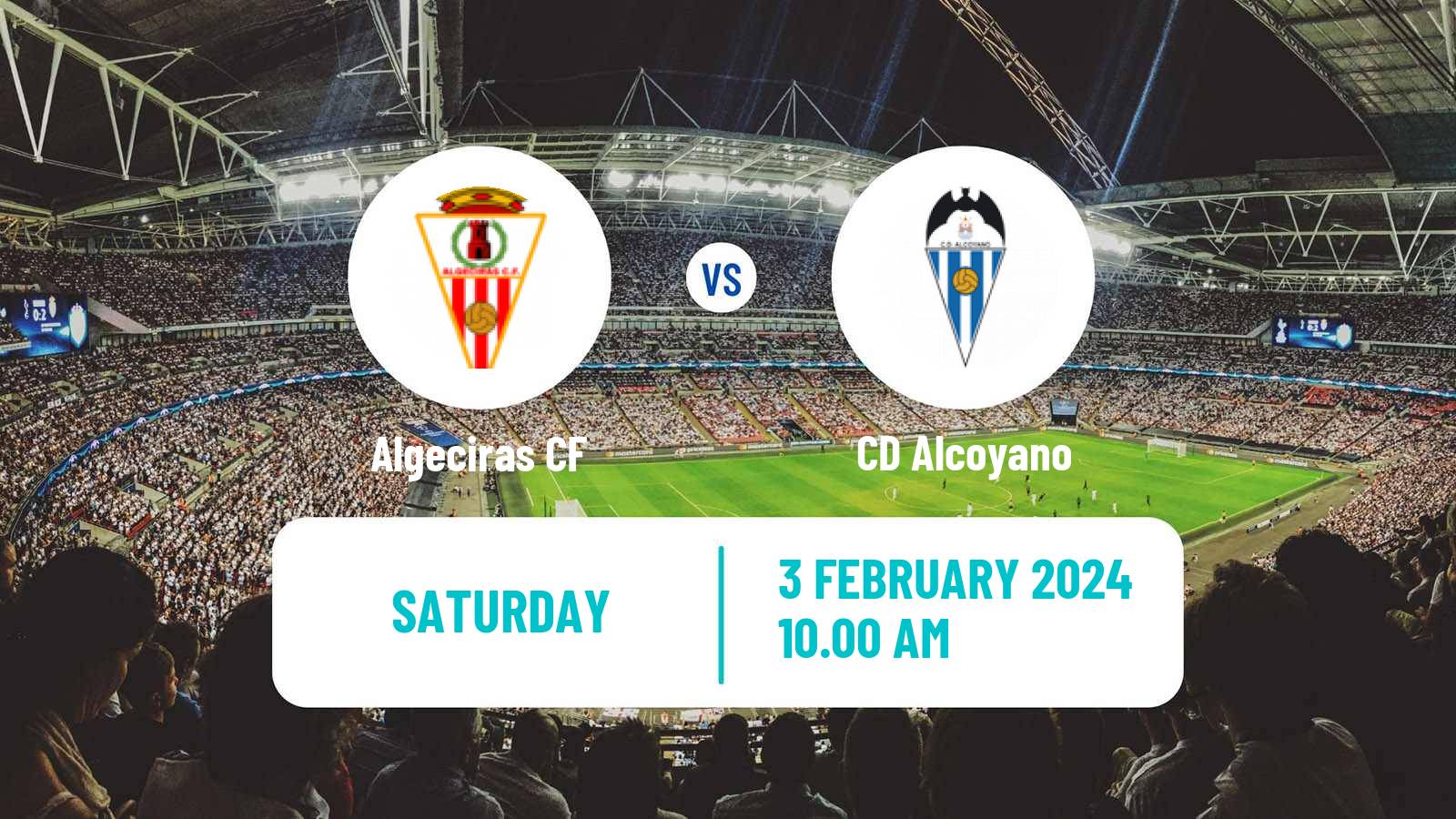 Soccer Spanish Primera RFEF Group 2 Algeciras - Alcoyano